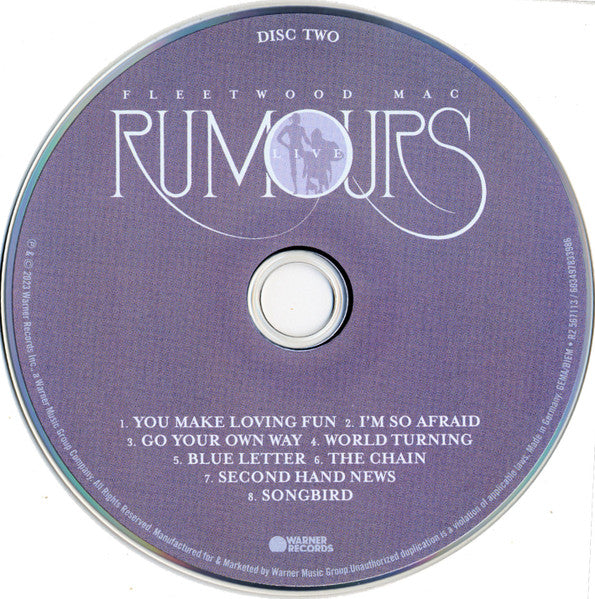 Rumours Live (CD) | Mint (M) Mint (M) Get Cheap Vinyl
