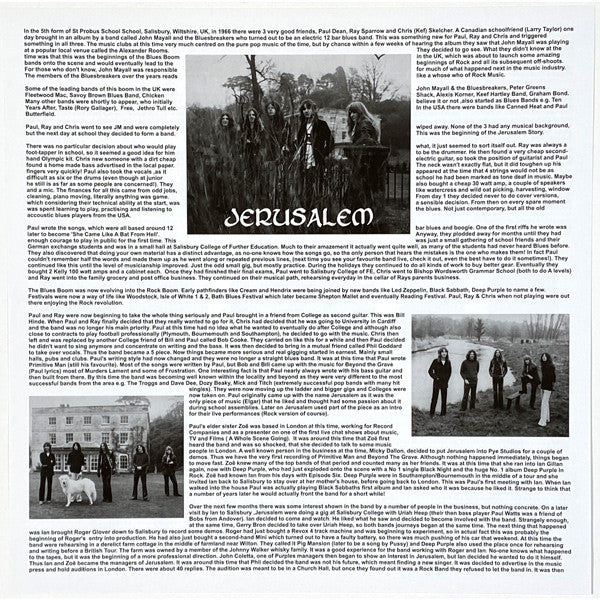 Jerusalem | Mint (M) Mint (M) Get Cheap Vinyl