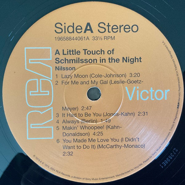 A Little Touch Of Schmilsson In The Night (VMP VINYL) | Mint (M) Mint (M) Get Cheap Vinyl
