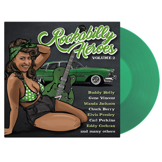 ROCKABILLY HEROES VOL. 2 (RSD 2025 TRANSPARENT GREEN VINYL/180G) | Mint (M) Mint (M) Get Cheap Vinyl