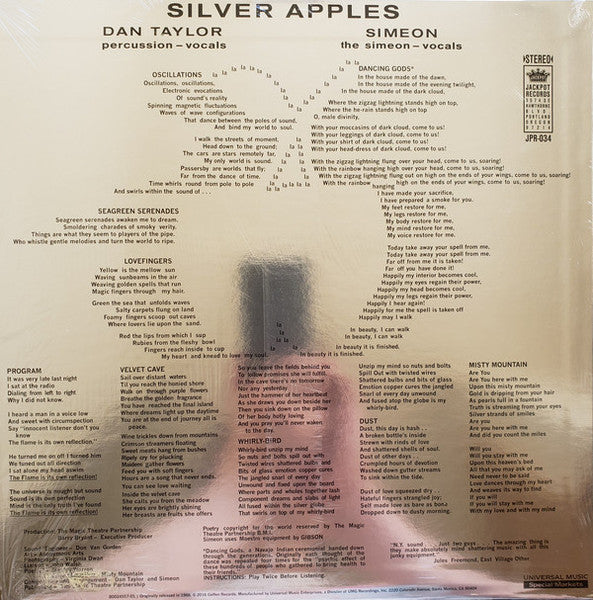 Silver Apples (SMOKE COLOR VINYL) | Mint (M) Mint (M) Get Cheap Vinyl