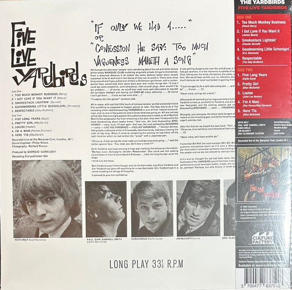 Five Live Yardbirds | Mint (M) Mint (M) Get Cheap Vinyl