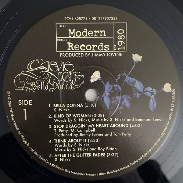 Bella Donna (BLUE VINYL - VMP) | Mint (M) Mint (M) Get Cheap Vinyl