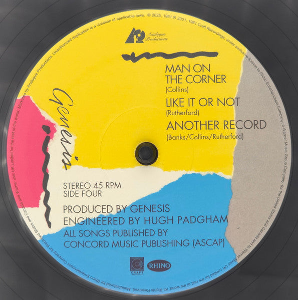 Abacab (2xVINYL 45RPM) | Mint (M) Mint (M) Get Cheap Vinyl