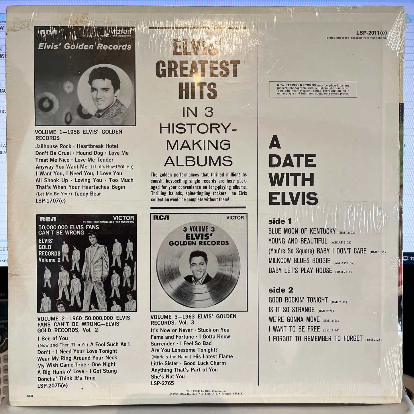 A Date With Elvis *1977/BLACK LABEL* | Mint (M) Near Mint (NM) Get Cheap Vinyl