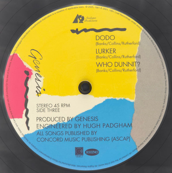 Abacab (2xVINYL 45RPM) | Mint (M) Mint (M) Get Cheap Vinyl