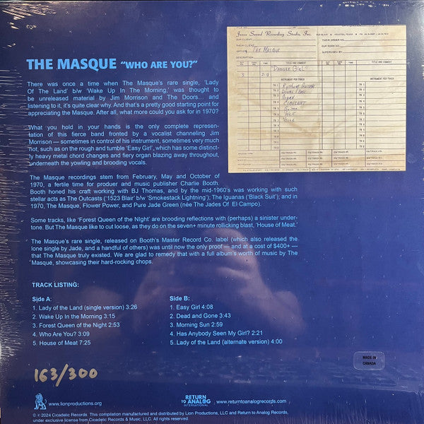 Who Are You? (VINYL) | Mint (M) Mint (M) Get Cheap Vinyl