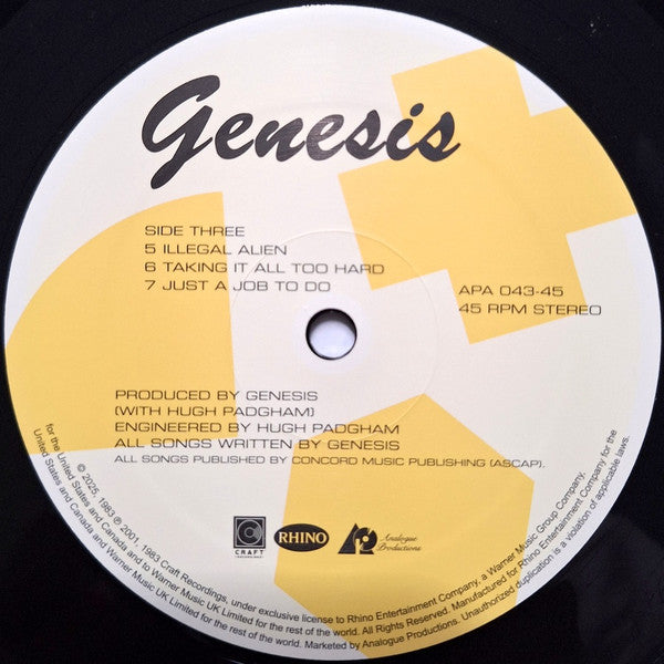 Genesis (AARP 2xVINYL) | Mint (M) Mint (M) Get Cheap Vinyl