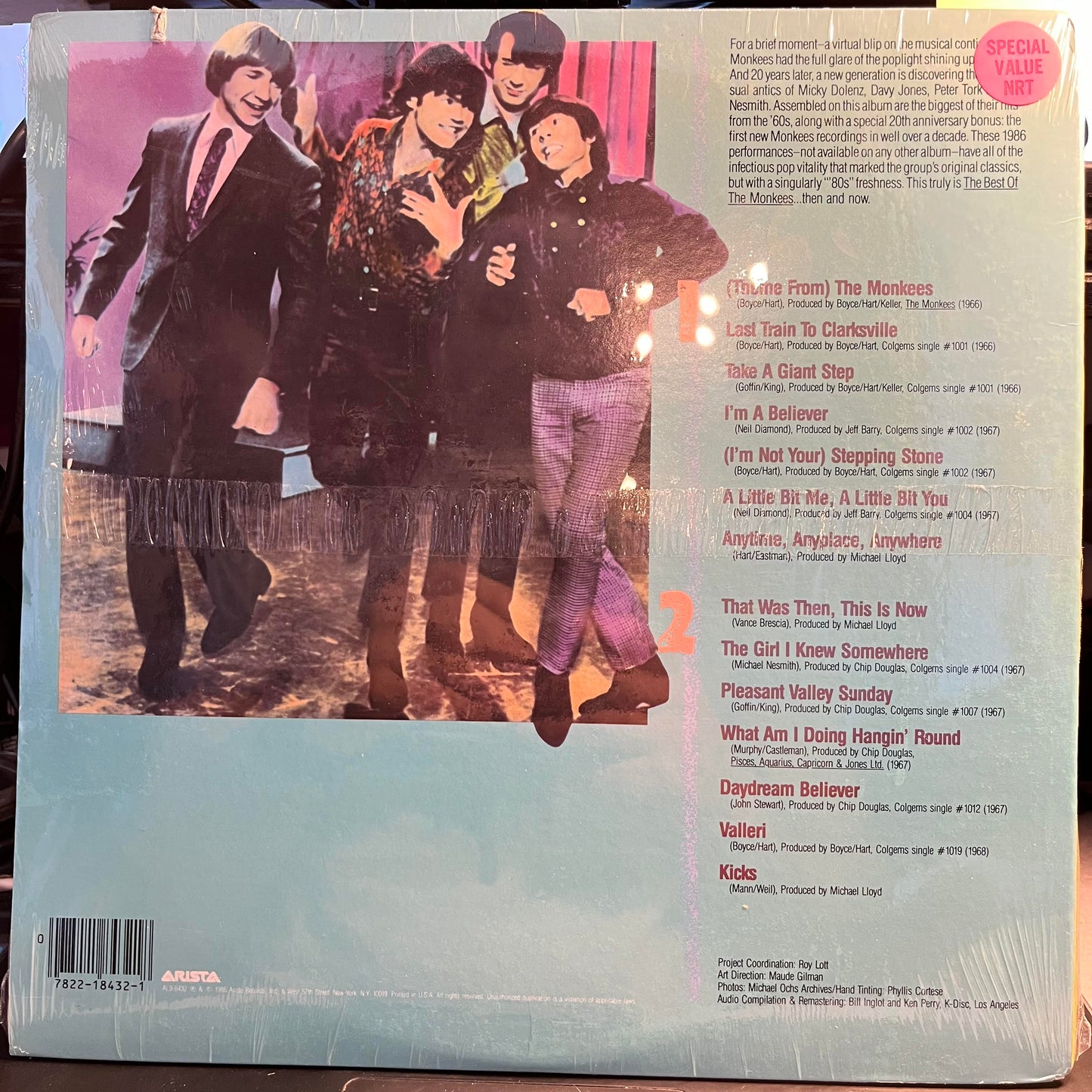 Then & Now... The Best Of The Monkees *SEALED* | Mint (M) Near Mint (NM) Get Cheap Vinyl