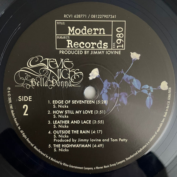Bella Donna (BLUE VINYL - VMP) | Mint (M) Mint (M) Get Cheap Vinyl
