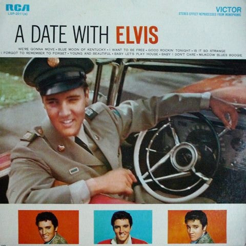 A Date With Elvis *1977/BLACK LABEL* | Mint (M) Near Mint (NM) Get Cheap Vinyl