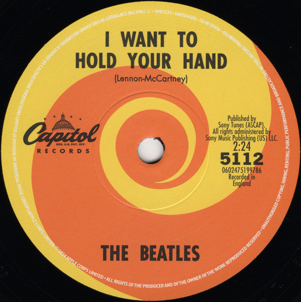 I Want To Hold Your Hand / I Saw Her Standing There (7" VINYL)(RSD BLACK FRIDAY) | Mint (M) Mint (M) Get Cheap Vinyl