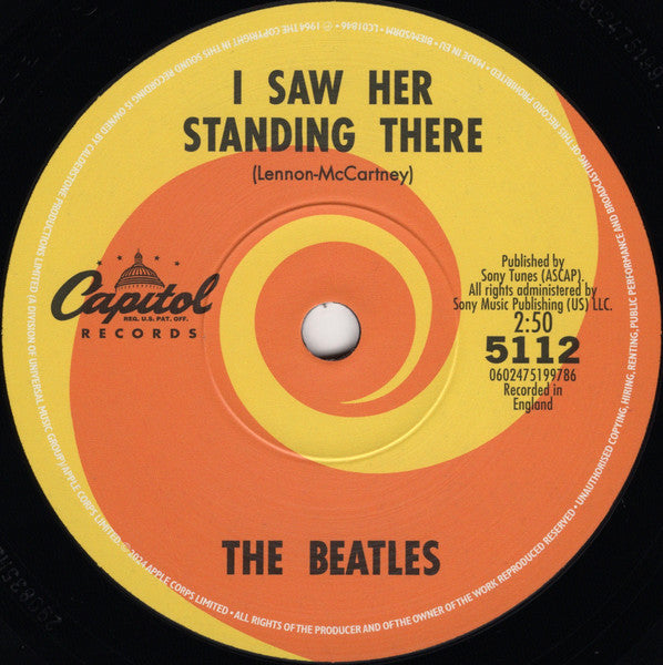 I Want To Hold Your Hand / I Saw Her Standing There (7" VINYL)(RSD BLACK FRIDAY) | Mint (M) Mint (M) Get Cheap Vinyl
