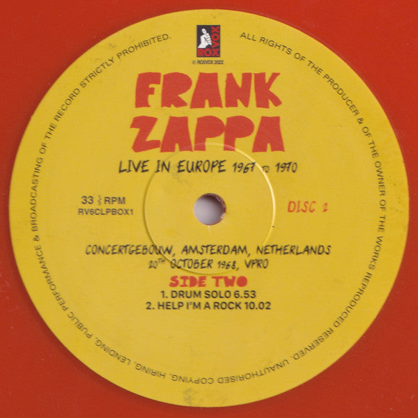Live In Europe 1967 To 1970 (6XLP BOX* | Mint (M) Mint (M) Get Cheap Vinyl