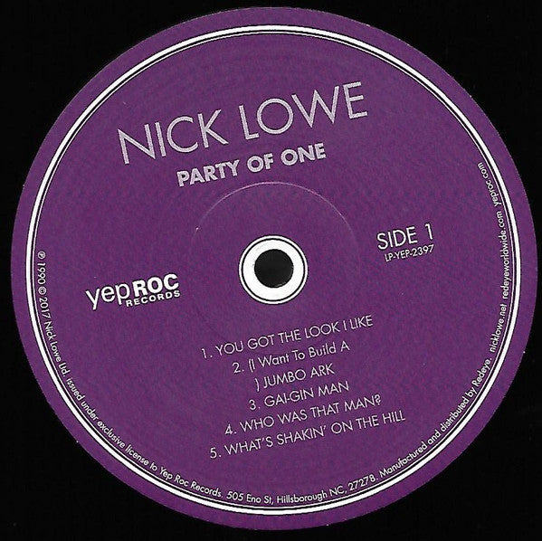 Party Of One (BONUS 10" VINYL) | Mint (M) Mint (M) Get Cheap Vinyl