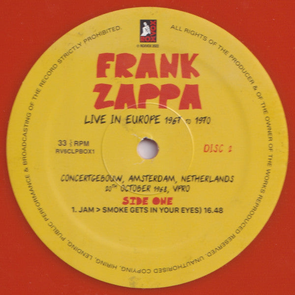 Live In Europe 1967 To 1970 (6XLP BOX* | Mint (M) Mint (M) Get Cheap Vinyl