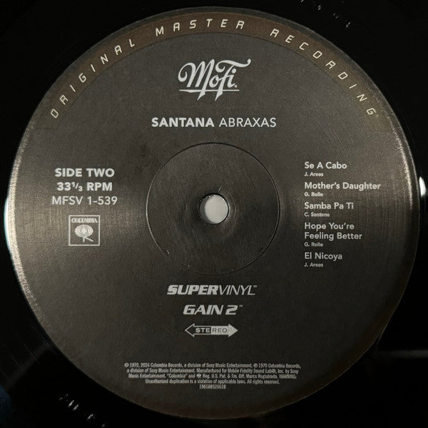 Abraxas (MFSL VINYL) | Mint (M) Mint (M) Get Cheap Vinyl