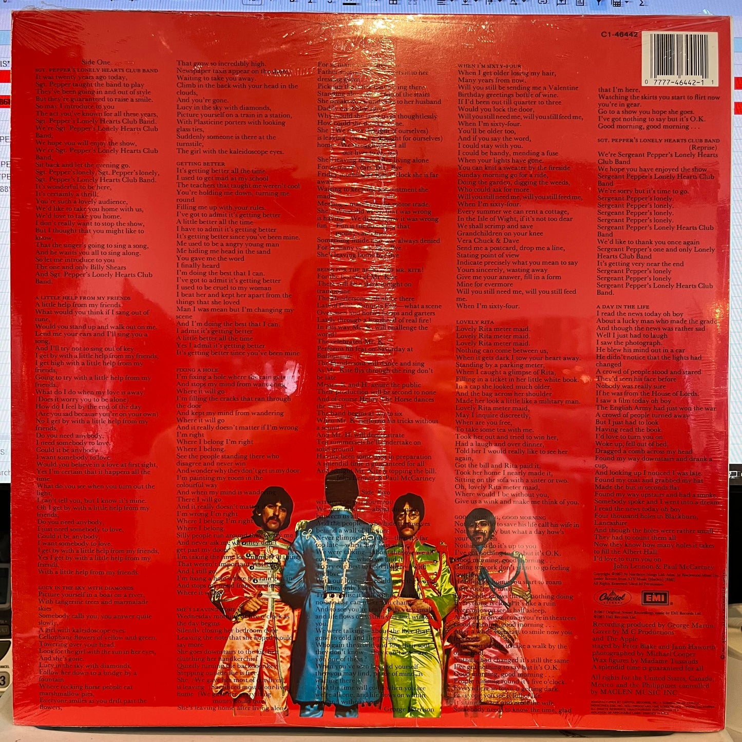 Sgt. Pepper's Lonely Hearts Club Band *SEALED/1988* | Mint (M) Mint (M) Get Cheap Vinyl