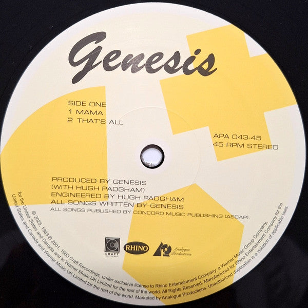 Genesis (AARP 2xVINYL) | Mint (M) Mint (M) Get Cheap Vinyl