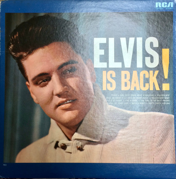 Elvis Is Back! *1977/BLACK LABEL* | Mint (M) Near Mint (NM) Get Cheap Vinyl