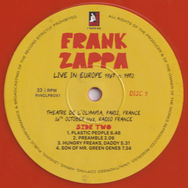 Live In Europe 1967 To 1970 (6XLP BOX* | Mint (M) Mint (M) Get Cheap Vinyl
