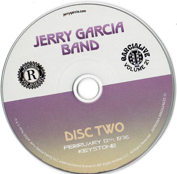 Garcia Live Volume 21 (February 13th, 1976 Keystone, Berkeley CA) *CD* | Mint (M) Mint (M) Get Cheap Vinyl