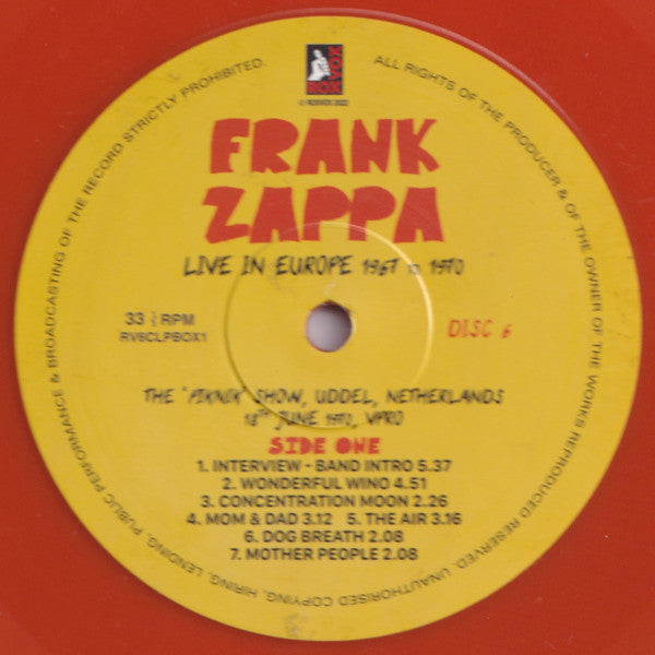 Live In Europe 1967 To 1970 (6XLP BOX* | Mint (M) Mint (M) Get Cheap Vinyl