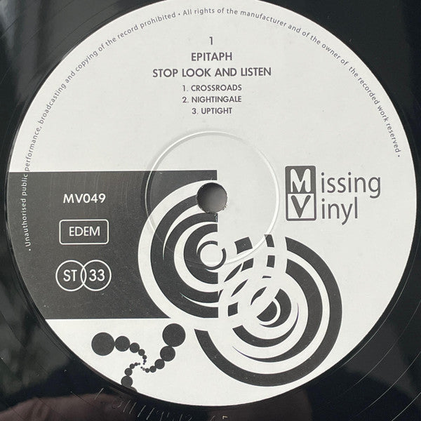 Stop Look And Listen (VINYL) | Mint (M) Mint (M) Get Cheap Vinyl