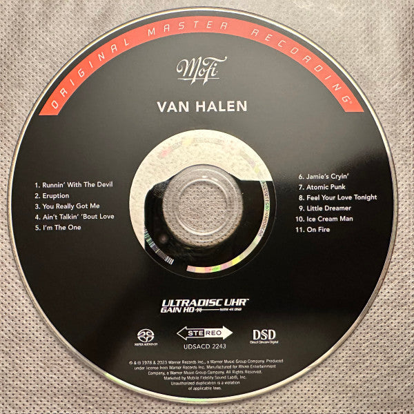 Van Halen *MFSL/SACD* | Mint (M) Mint (M) Get Cheap Vinyl