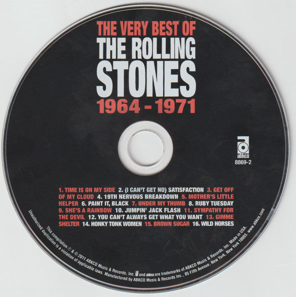 The Very Best Of The Rolling Stones 1964-1971 (CD) | Mint (M) Near Mint (NM) Get Cheap Vinyl
