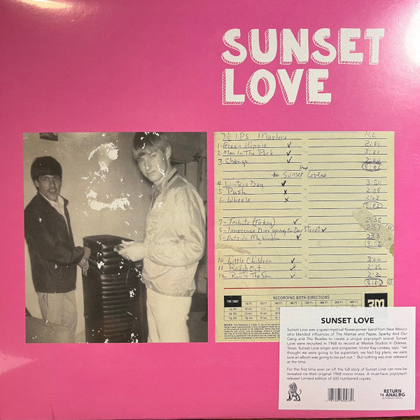 Sunset Love (VINYL) | Mint (M) Mint (M) Get Cheap Vinyl