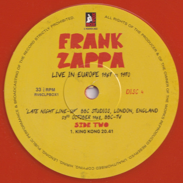 Live In Europe 1967 To 1970 (6XLP BOX* | Mint (M) Mint (M) Get Cheap Vinyl