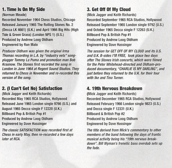 The Very Best Of The Rolling Stones 1964-1971 (CD) | Mint (M) Near Mint (NM) Get Cheap Vinyl