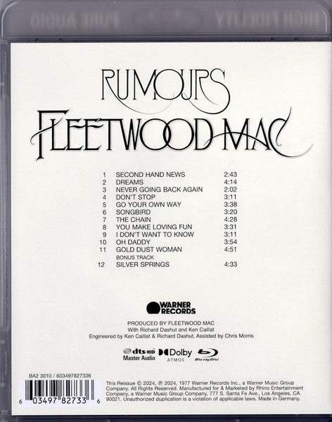 Rumours (BLU-RAY DISC) | Get Cheap Vinyl