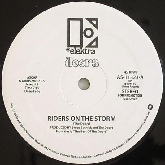 Riders On The Storm / Soul Kitchen | Mint (M) Mint (M) Get Cheap Vinyl