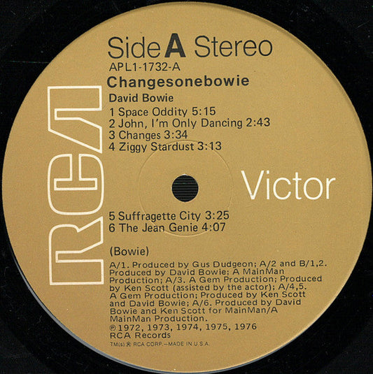 ChangesOneBowie (VINYL) | Excellent+ (EX+) Generic Get Cheap Vinyl