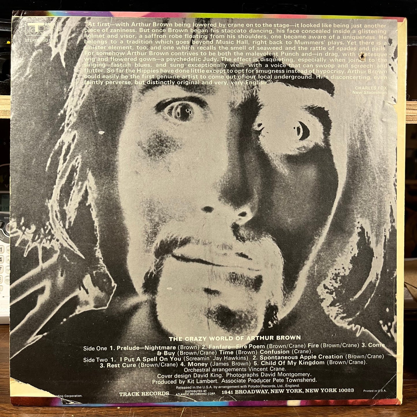 The Crazy World Of Arthur Brown (VINYL) | Excellent+ (EX+) Excellent+ (EX+) Get Cheap Vinyl