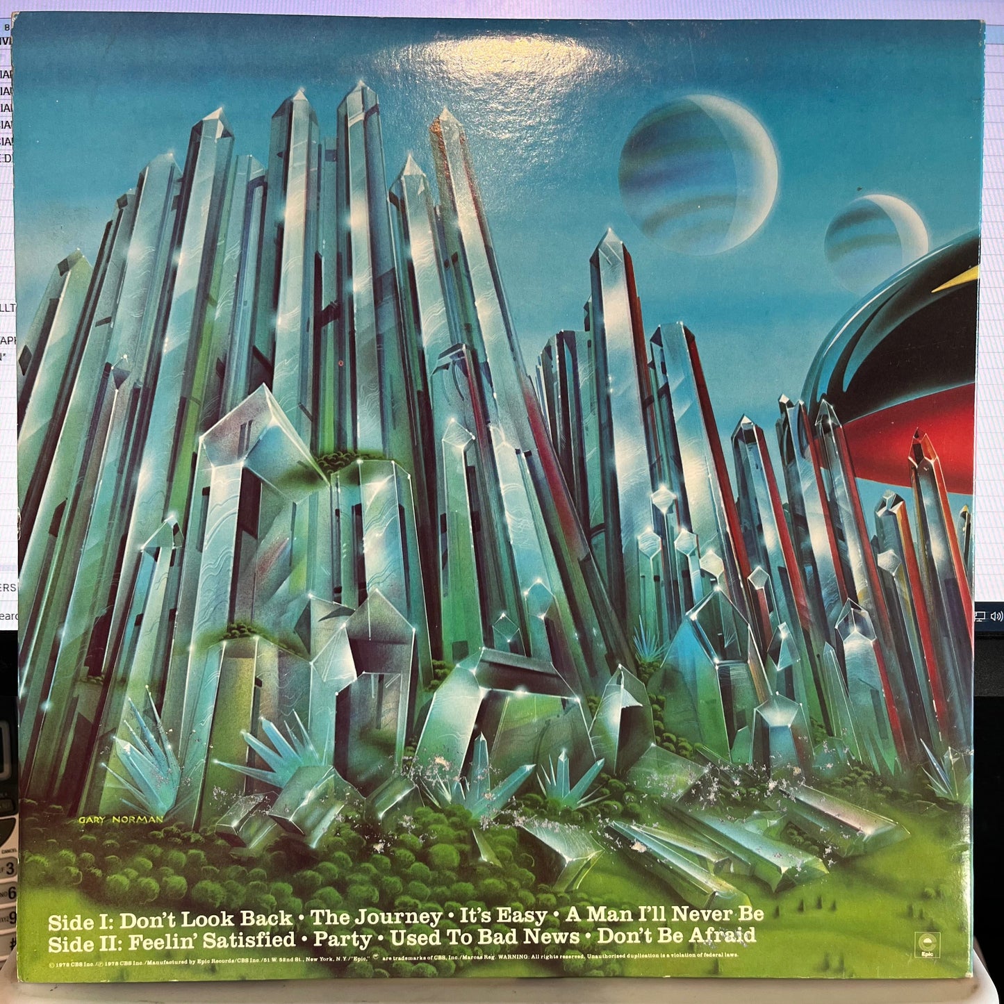 Don't Look Back *PITMAN* | Excellent (EX) Near Mint (NM) Get Cheap Vinyl