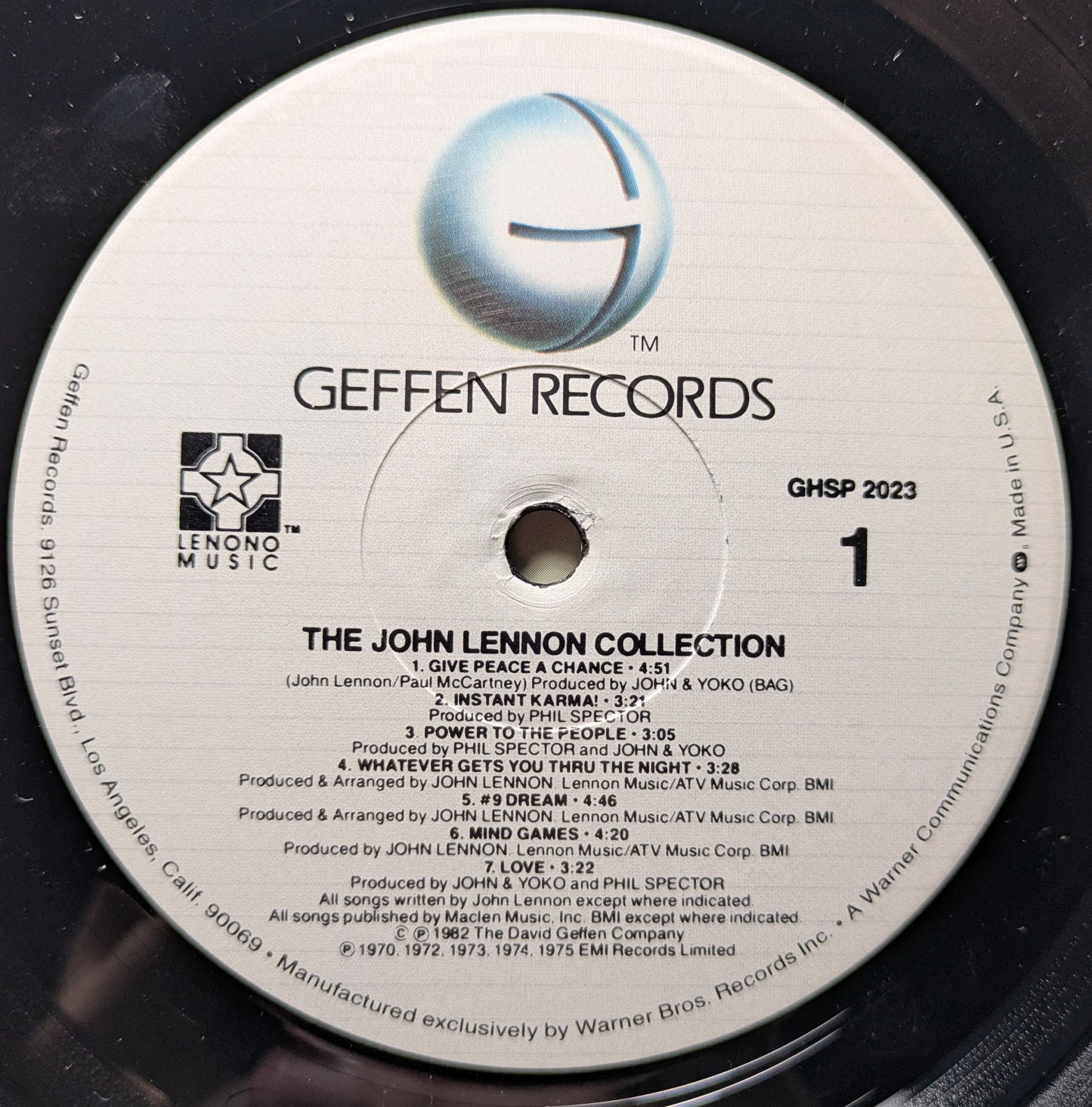 The John Lennon Collection (VINYL) | Excellent+ (EX+) Excellent (EX) Get Cheap Vinyl