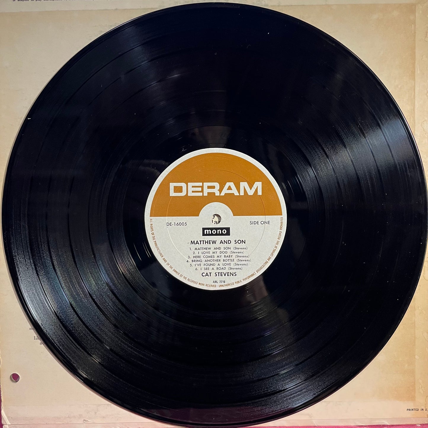 Matthew & Son *MONO* | Excellent (EX) Very Good Plus (VG+) Get Cheap Vinyl