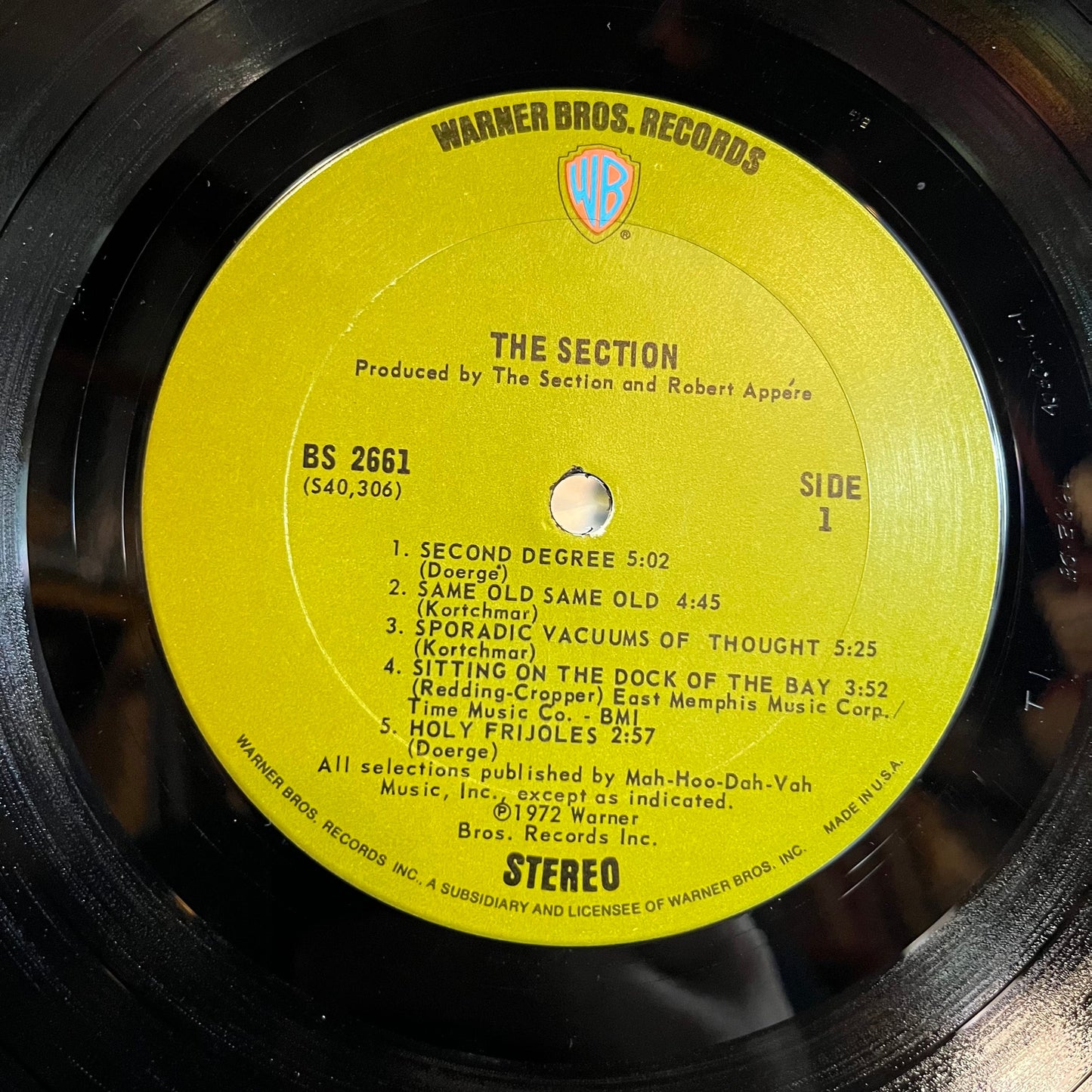 The Section (VINYL) | Excellent+ (EX+) Near Mint (NM) Get Cheap Vinyl