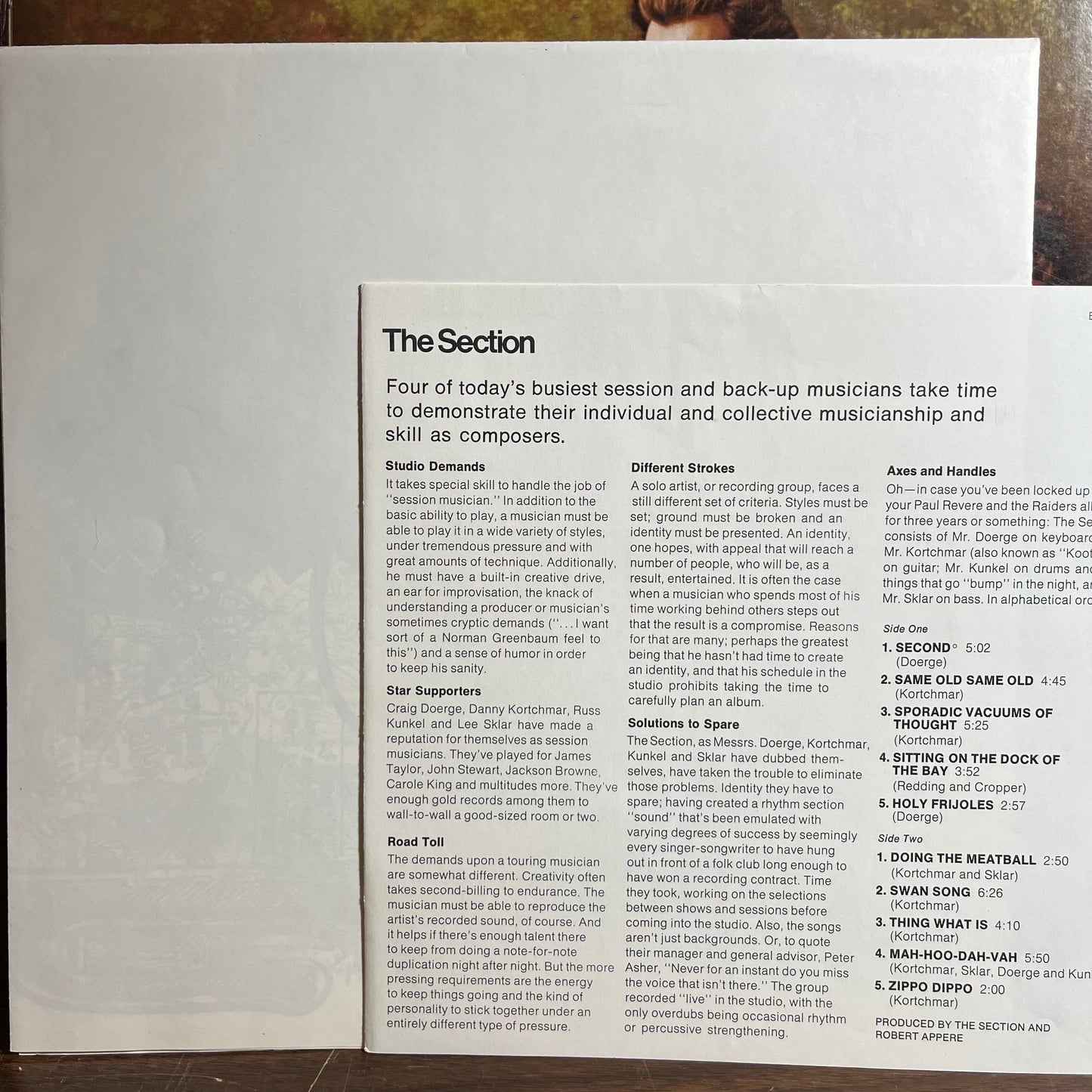The Section (VINYL) | Excellent+ (EX+) Near Mint (NM) Get Cheap Vinyl