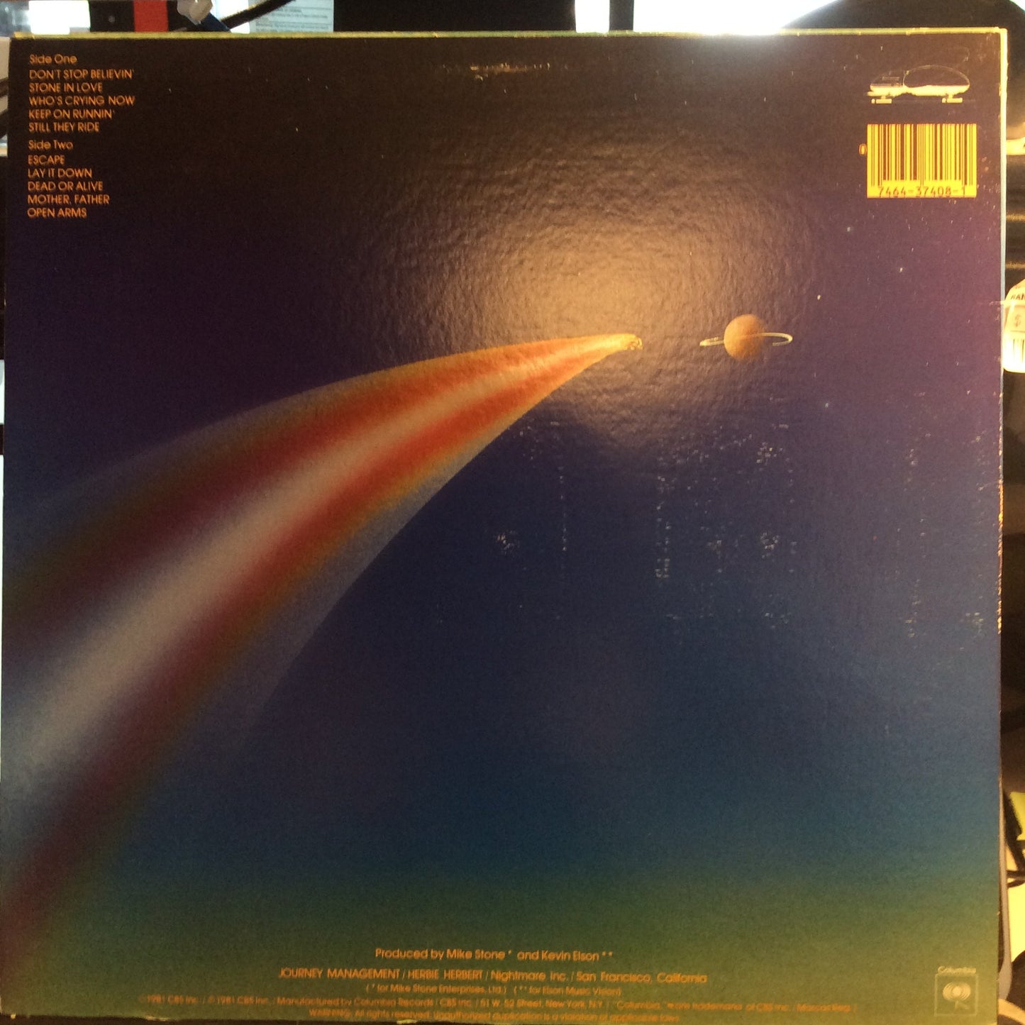 Escape (VINYL) | Excellent+ (EX+) Excellent+ (EX+) Get Cheap Vinyl