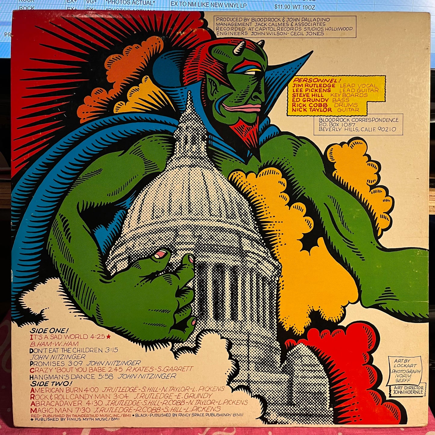 Bloodrock U.S.A. *WINCHESTER* | Excellent (EX) Excellent (EX) Get Cheap Vinyl