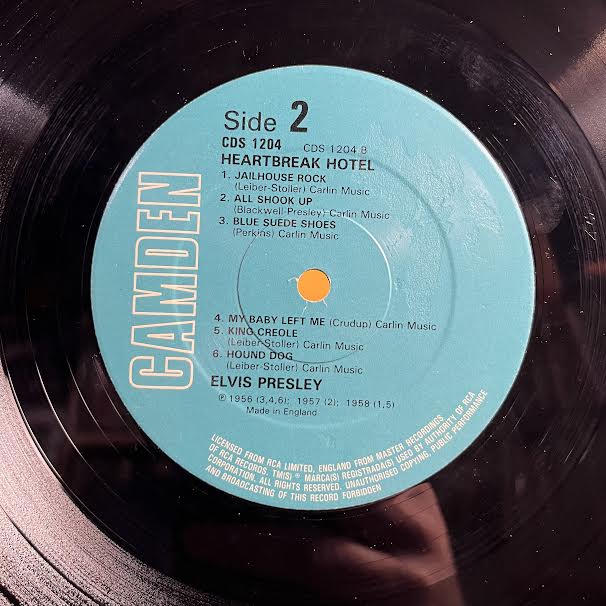 Heartbreak Hotel (VINYL - UK) | Excellent+ (EX+) Excellent (EX) Get Cheap Vinyl