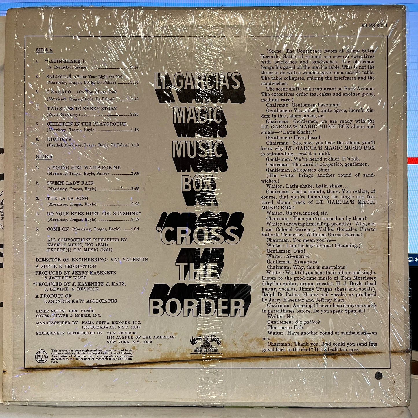 'Cross The Border | Excellent (EX) Very Good Plus (VG+) Get Cheap Vinyl