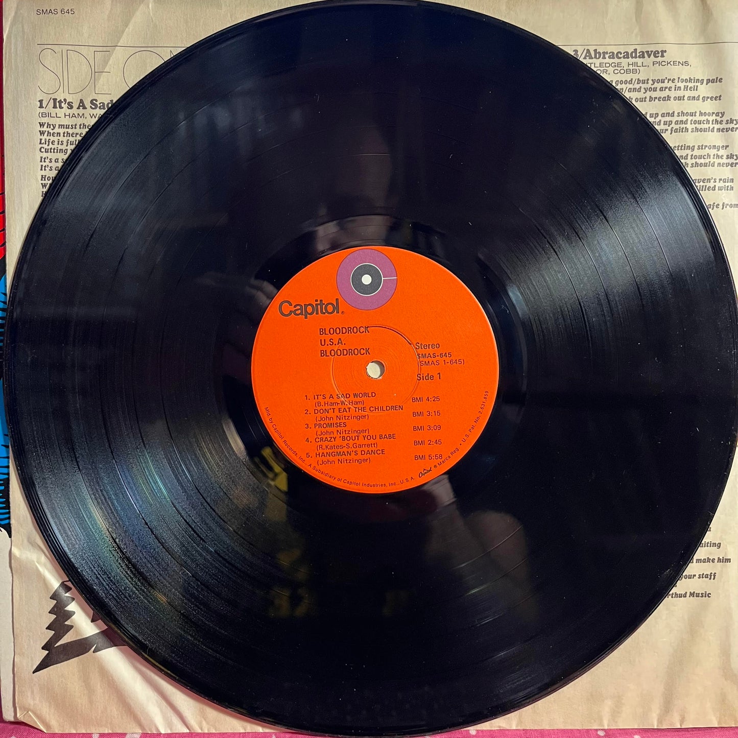 Bloodrock U.S.A. *WINCHESTER* | Excellent (EX) Excellent (EX) Get Cheap Vinyl
