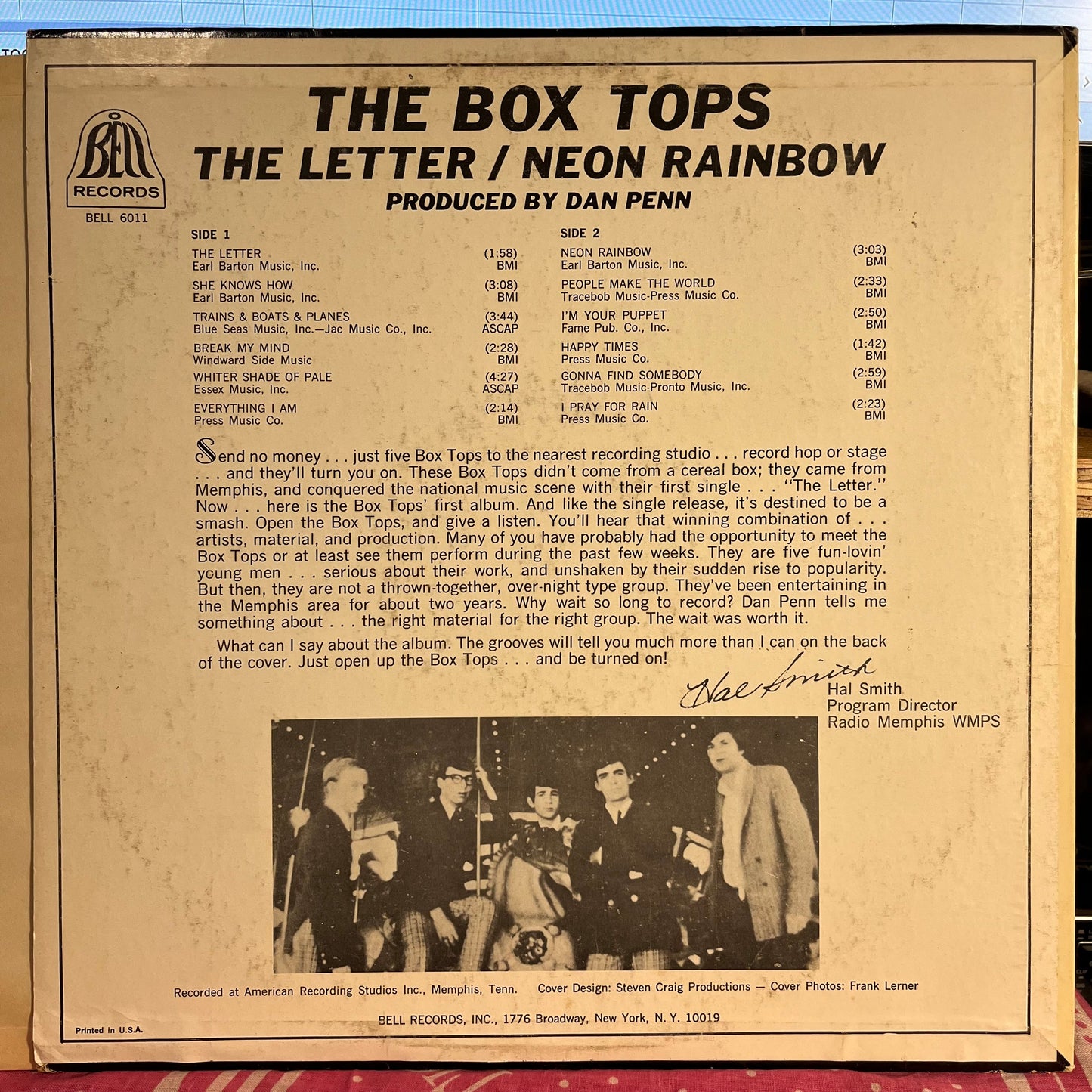 The Letter / Neon Rainbow *STEREO* | Excellent (EX) Very Good (VG) Get Cheap Vinyl