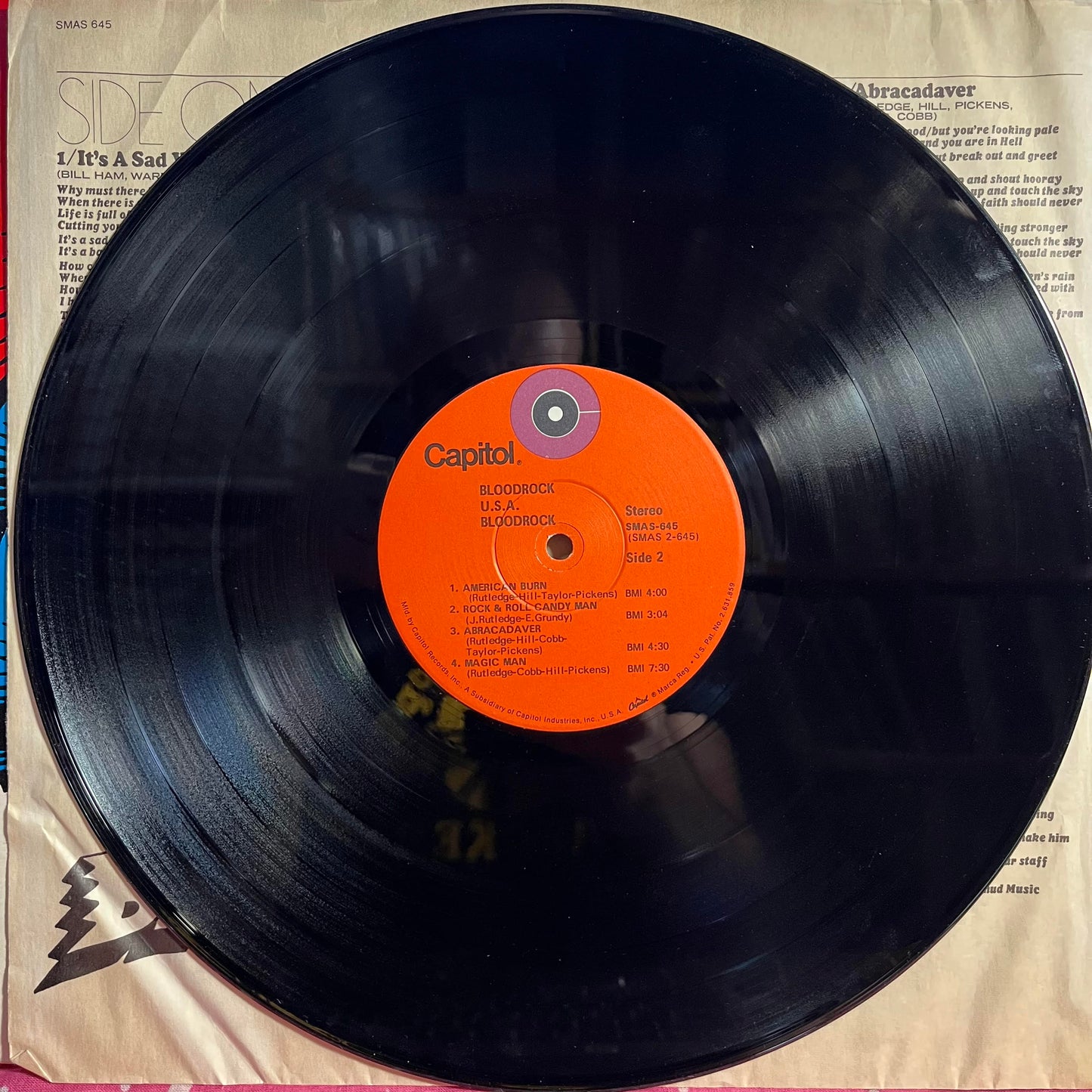 Bloodrock U.S.A. *WINCHESTER* | Excellent (EX) Excellent (EX) Get Cheap Vinyl