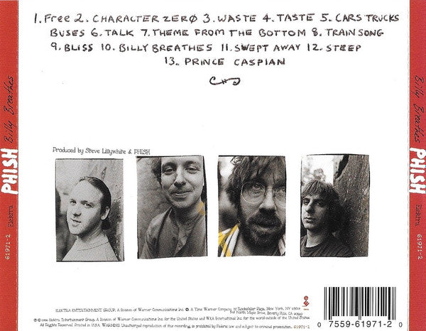 Billy Breathes (CD) | Excellent (EX) Near Mint (NM) Get Cheap Vinyl
